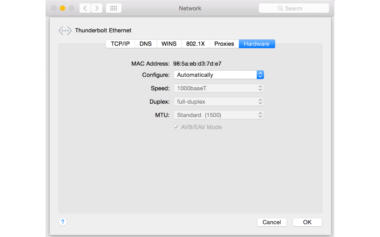 كيفية توصيل جهاز Mac الخاص بك بشبكة إيثرنت 3